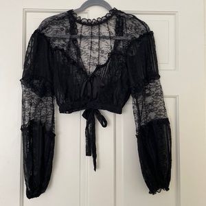 Love and lemons lace blouse